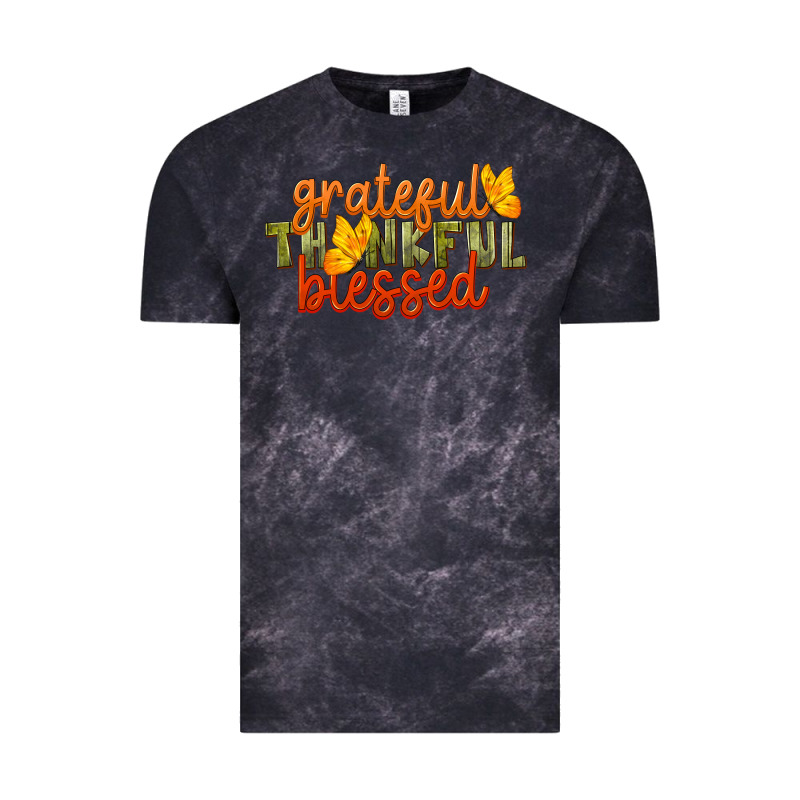 Fall Grateful Thankful Blessed Vintage Tee by LillyAllenDesigns | Teevron