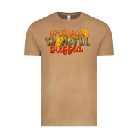 Vintage Camel Fall Grateful Thankful Blessed Vintage Tee - LillyAllenDesigns