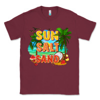 Burgundy Sun salt sand Classic Tee - FaDigitalArtStudio