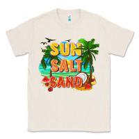 Natural Sun salt sand Classic Tee - FaDigitalArtStudio