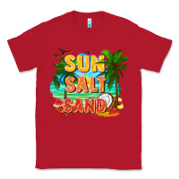 Red Sun salt sand Classic Tee - FaDigitalArtStudio
