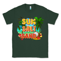 Sports Green Sun salt sand Classic Tee - FaDigitalArtStudio