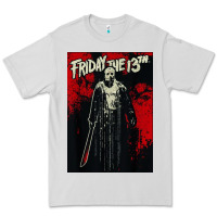 Dove Grey friday the 13th jason drip Premium Tee - artisFamous