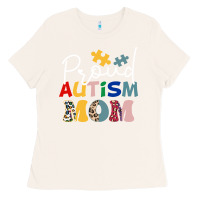 Bone Proud Autism Mom Leopard Pattern Design Autism Awa Ladies Tee - CowhideDigitalArt