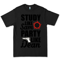 Black study like sam party like dean Premium Tee - artisFamous