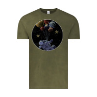 Vintage Olive Space Travel Vintage Tee - Bettercallsaul