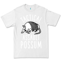 White tactical assault possum Premium Tee - artisFamous