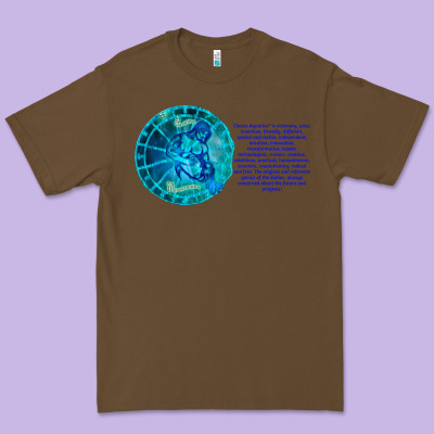 Aquarius Sign Zodiac Astrology Horoscope T-shirt Premium Tee Designed By Artisfamous