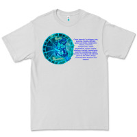 Dove Grey Aquarius Sign Zodiac Astrology Horoscope T-shirt Premium Tee - artisFamous
