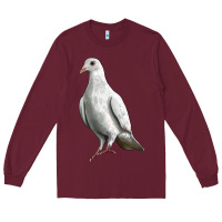 Burgundy Dove Long Sleeve Tee - LillyAllenDesigns