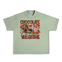 Oil Green Chcolate is my Valentine Urban Heavy Tee - CowhideDigitalArt