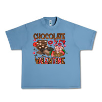 Pebble Blue Chcolate is my Valentine Urban Heavy Tee - CowhideDigitalArt