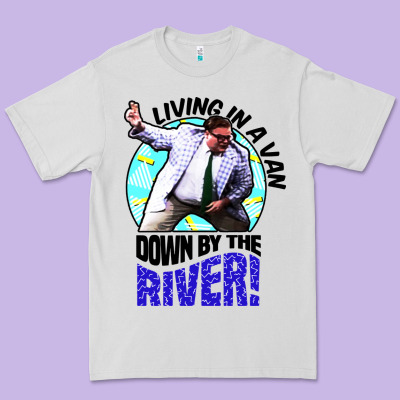 Chris Farley   Matt Foley Nostalgia Premium Tee Designed By Artisfamous