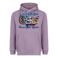 Lavender land of the free home of the brave american flag background Heavyweight Hoodie - Jasminsmagicworld