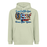 Matcha land of the free home of the brave american flag background Heavyweight Hoodie - Jasminsmagicworld