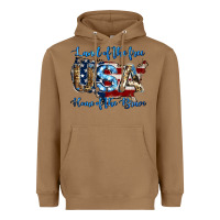Toasted Coconut land of the free home of the brave american flag background Heavyweight Hoodie - Jasminsmagicworld