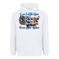 White land of the free home of the brave american flag background Heavyweight Hoodie - Jasminsmagicworld