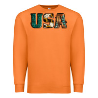 Carrot usa basic bold font western Premium Sweatshirt - Jasminsmagicworld