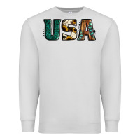 Dove Grey usa basic bold font western Premium Sweatshirt - Jasminsmagicworld