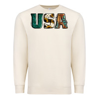 Sandshell usa basic bold font western Premium Sweatshirt - Jasminsmagicworld