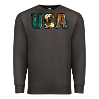 Smoke usa basic bold font western Premium Sweatshirt - Jasminsmagicworld