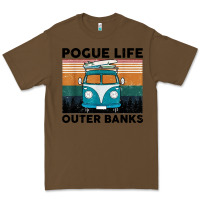 Cacao pogue life outer banks retro vintage Premium Tee - artisFamous