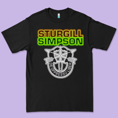 Sturgill Simpson De Oppresso Liber Premium Tee Designed By Artisfamous