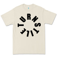 Bone TURNSTILE BLACK ON WHITE Premium Tee - artisFamous