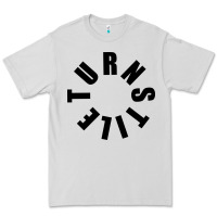 Dove Grey TURNSTILE BLACK ON WHITE Premium Tee - artisFamous