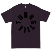Plum TURNSTILE BLACK ON WHITE Premium Tee - artisFamous