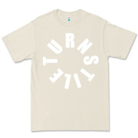 Bone TURNSTILE WHITE ON BLACK. Premium Tee - artisFamous