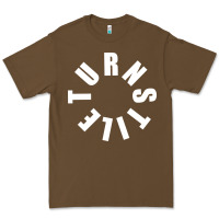Cacao TURNSTILE WHITE ON BLACK. Premium Tee - artisFamous