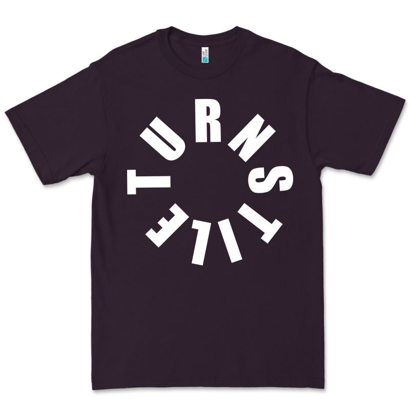 Turnstile White On Black. Premium Tee by artisFamous | Teevron