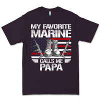 Plum marine papa, gifts my favorite marine calls me pa pa military mother Premium Tee - artisFamous