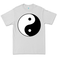 Dove Grey Yin and yang Premium Tee - artisFamous