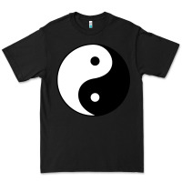 Black Yin and yang Premium Tee - artisFamous