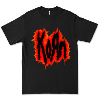 Black vintage kor'n Premium Tee - artisFamous