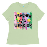 Matcha Teacher of a warrior Ladies Tee - CowhideDigitalArt