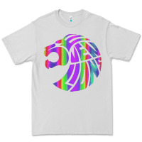 Dove Grey reflective 7 lions Premium Tee - artisFamous