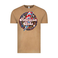 Vintage Camel Western American Babe Patriotic Vintage Tee - LillyAllenDesigns