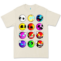Bone geometry dash difficulty  faces Premium Tee - artisFamous