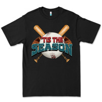 Black 'tis the season baseball Premium Tee - FaDigitalArtStudio