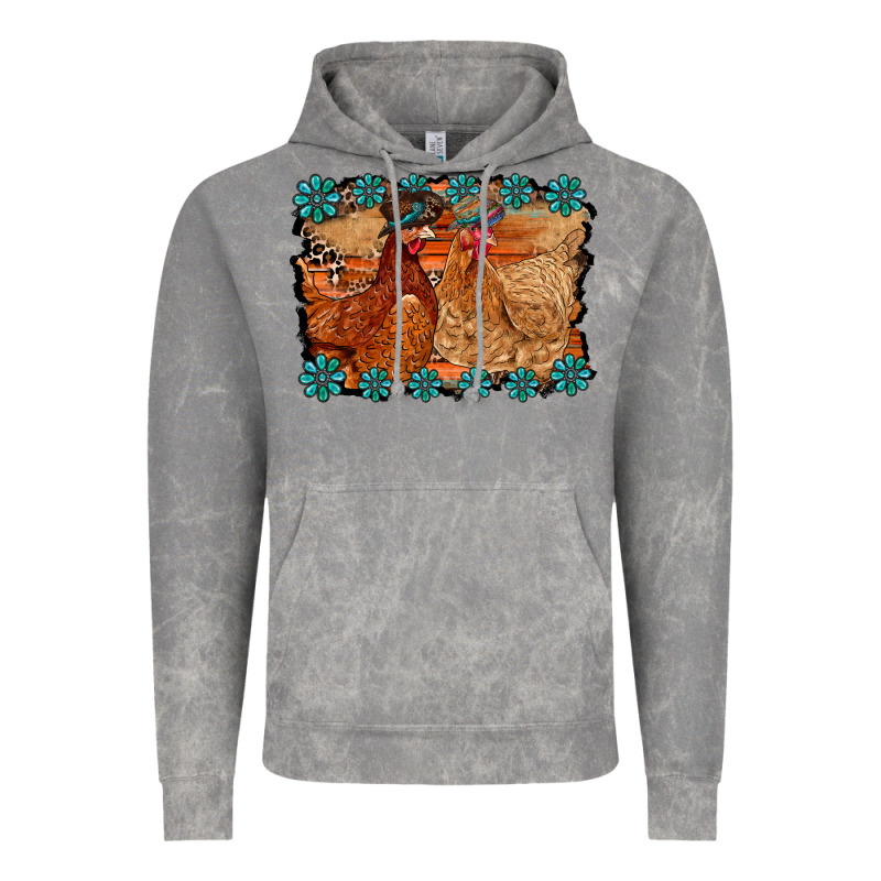 Chicken Western Vintage Hoodie by RacoonDesign | Teevron