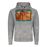 Cloud Rock chicken western Vintage Hoodie - RacoonDesign