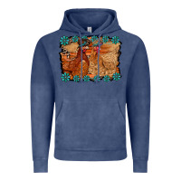 Vintage Denim chicken western Vintage Hoodie - RacoonDesign