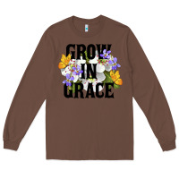 Chestnut Grow In Grace Long Sleeve Tee - LillyAllenDesigns