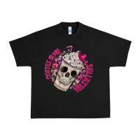 Black Coffee is my Valentine Urban Heavy Tee - CowhideDigitalArt