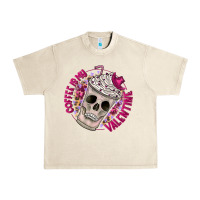 Sandshell Coffee is my Valentine Urban Heavy Tee - CowhideDigitalArt