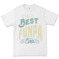 White The Best Funpa Ever - Mens Funny Dad and Grandpa Premium Tee - artisFamous