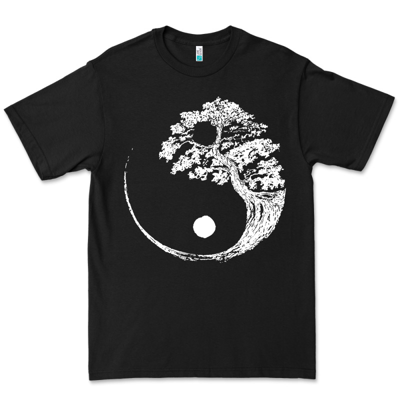 Yin Yang Bonsai Tree Premium Tee by artisFamous | Teevron